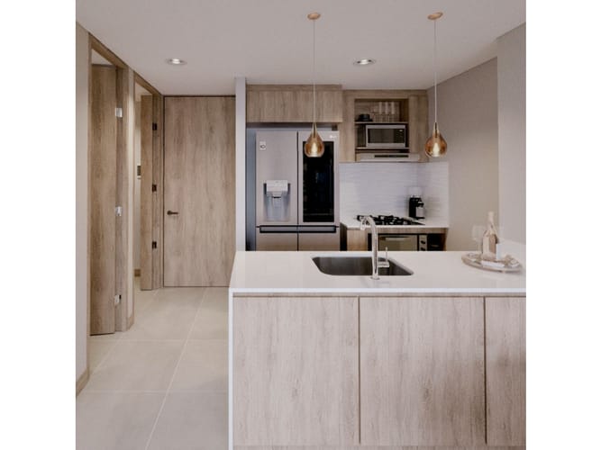 Apartamento de 1 alcoba en venta en El Poblado, Medellín, 56 m² · foto 8 de 24