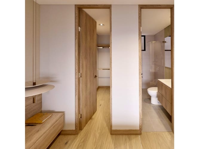 Apartamento de 1 alcoba en venta en El Poblado, Medellín, 56 m² · foto 12 de 24