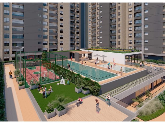 Apartamento de 1 alcoba en venta en El Poblado, Medellín, 56 m² · foto 19 de 24