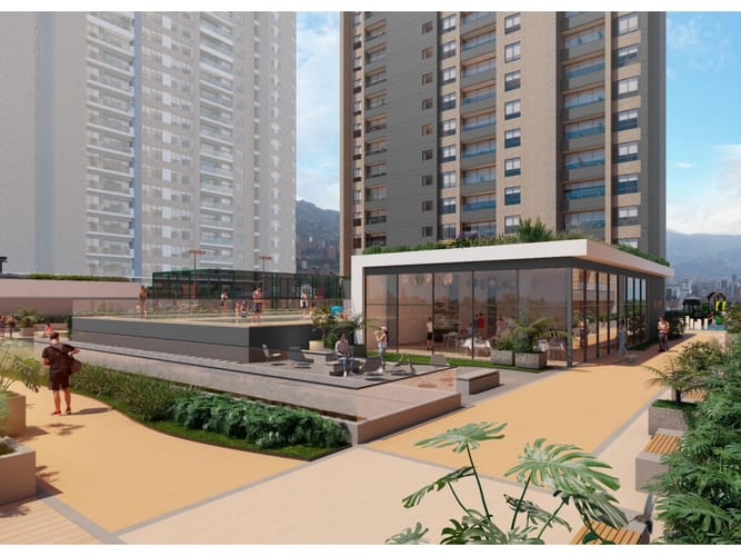 Apartamento de 1 alcoba en venta en El Poblado, Medellín, 56 m² · foto 22 de 24