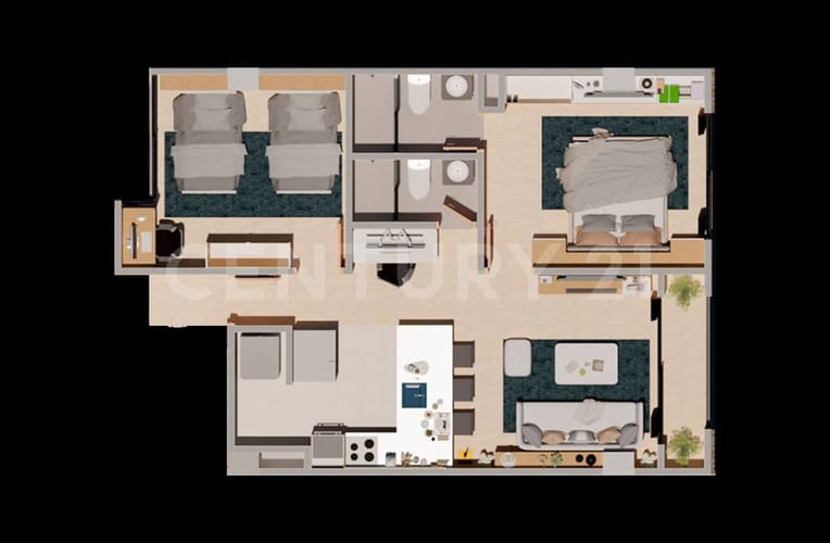 Apartamento de 2 alcobas en venta en Bonanza, Bogotá, 67 m² · foto 7 de 7