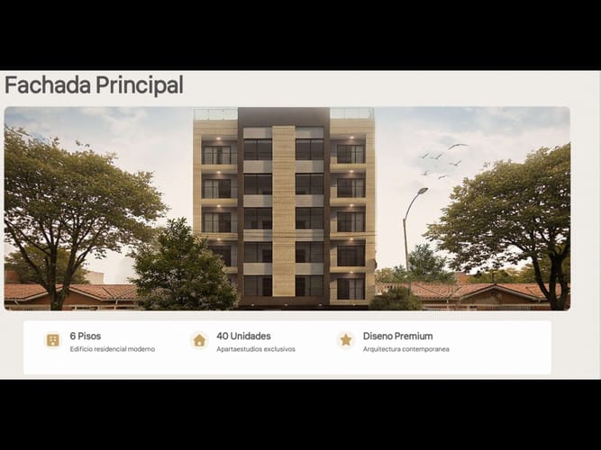 Apartaestudio en venta en Los Cedros, Bogotá, 23 m² · foto 1 de 8