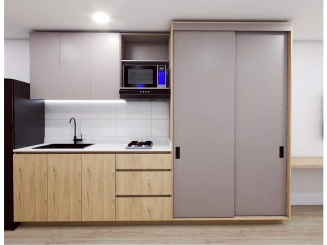 Apartaestudio en venta en Los Cedros, Bogotá, 23 m² · foto 2 de 8