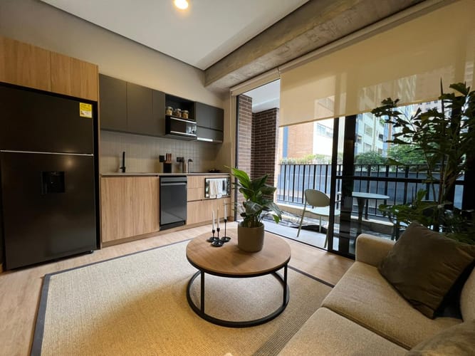 Apartaestudio en arriendo en El Poblado, Medellín, 40 m² · foto 11 de 20