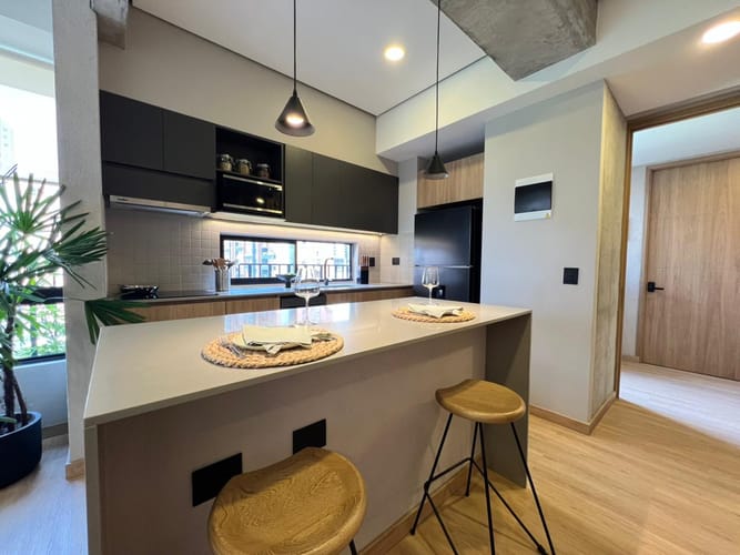 Apartaestudio en arriendo en Villa Carlota, Medellín, 53 m² · foto 5 de 20