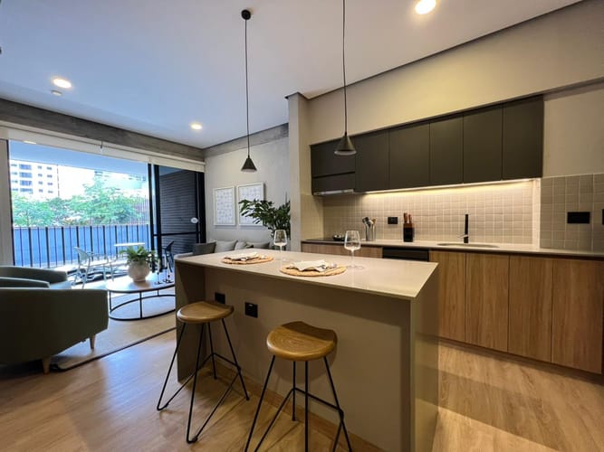 Apartaestudio en arriendo en Villa Carlota, Medellín, 52 m² · foto 5 de 20