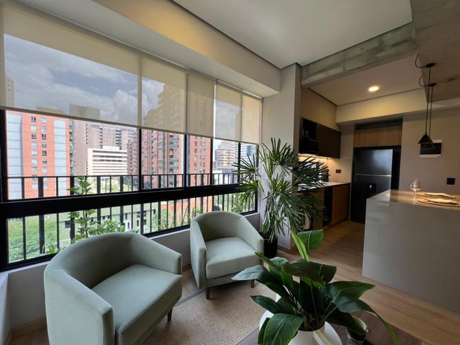 Apartaestudio en arriendo en Villa Carlota, Medellín, 53 m² · foto 9 de 20