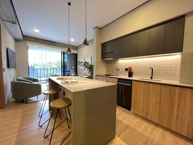 Apartaestudio en arriendo en Villa Carlota, Medellín, 52 m² · foto 6 de 20