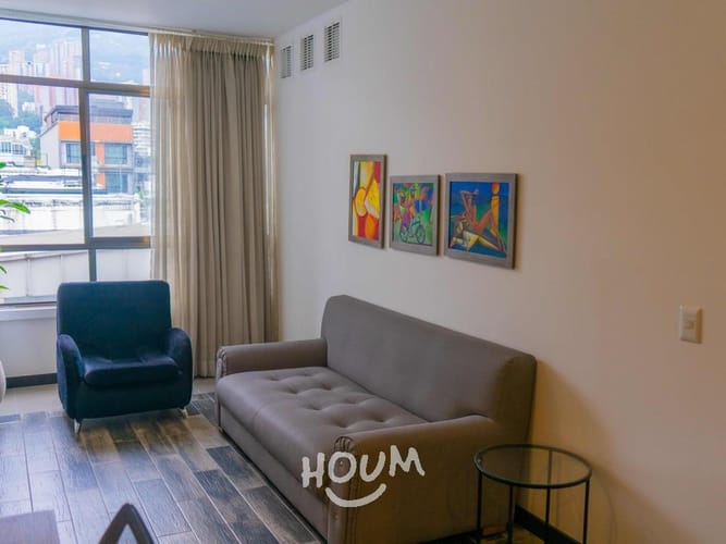 Apartamento de 2 alcobas en arriendo en El Poblado, Medellín, 65 m² · foto 2 de 24