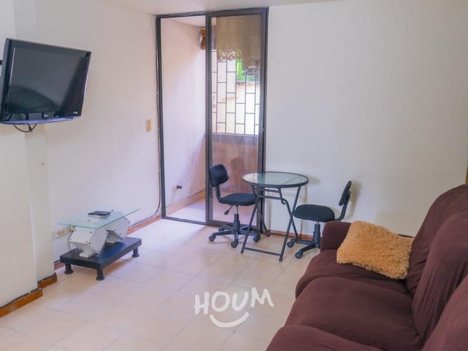 Apartamento de 1 alcoba en arriendo en Los Angeles, Medellín, 38 m² · foto 2 de 19