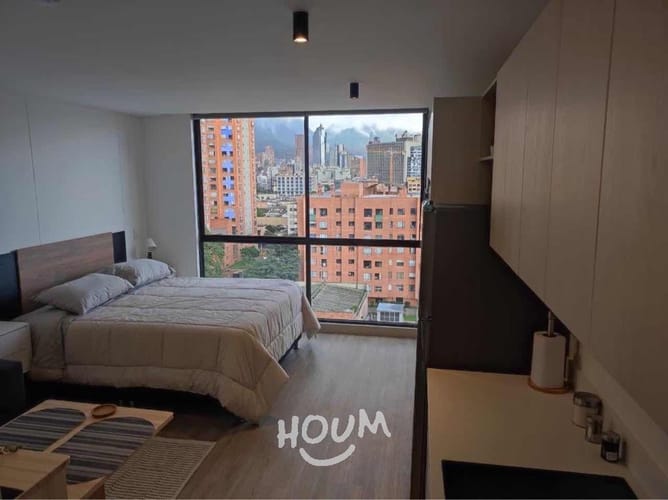 Apartamento de 1 alcoba en arriendo en El Recuerdo, Bogotá, 27 m² · foto 12 de 18