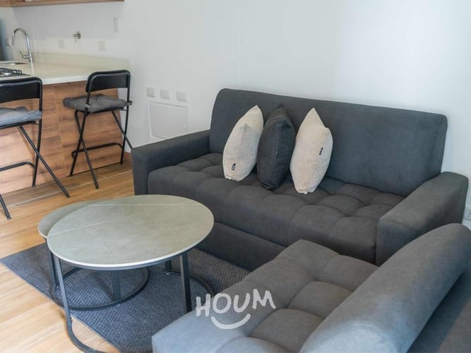 Apartamento de 1 alcoba en arriendo en Villa Carlota, Medellín, 53 m² · foto 3 de 24