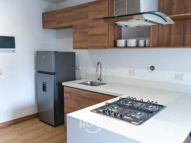 Apartamento de 1 alcoba en arriendo en Villa Carlota, Medellín, 53 m² · foto 8 de 24