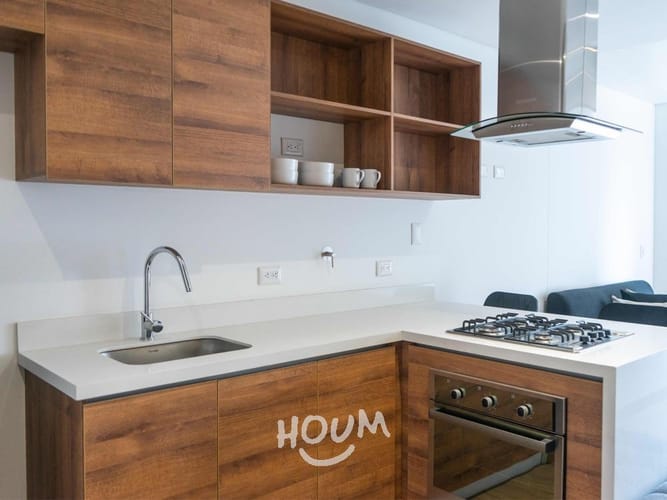 Apartamento de 1 alcoba en arriendo en Villa Carlota, Medellín, 53 m² · foto 10 de 24