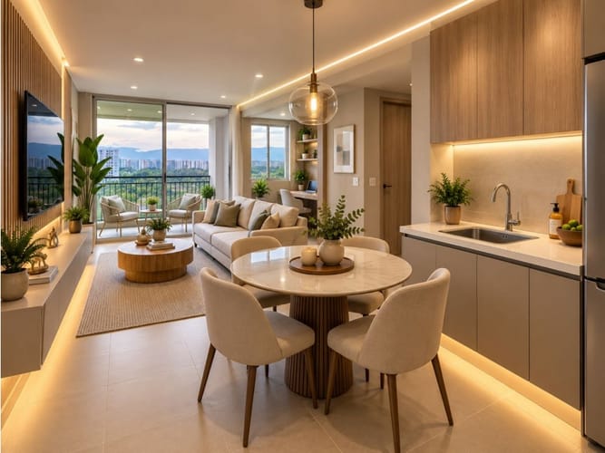Apartamento de 3 alcobas en venta en Cachipay, Cali, 66 m² · foto 2 de 16