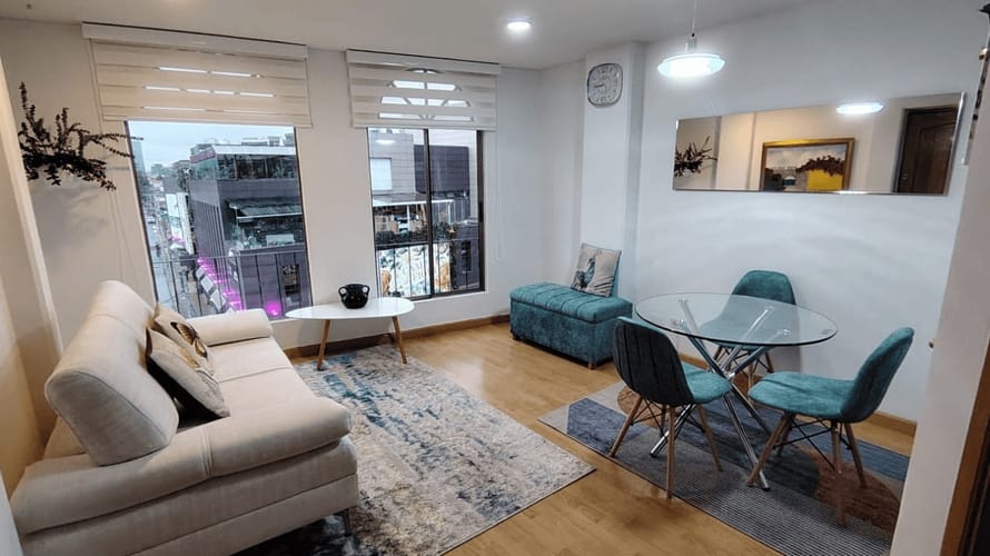 Apartamento de 1 alcoba en arriendo en Santa Barbara, Bogotá, 55 m² · foto 4 de 10