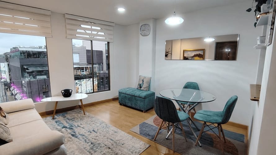 Apartamento de 1 alcoba en arriendo en Santa Barbara, Bogotá, 55 m² · foto 3 de 10