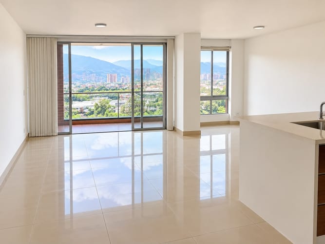 Apartamento de 2 alcobas en arriendo en Santa Maria De Los Angeles, Medellín, 103 m² · foto 2 de 14