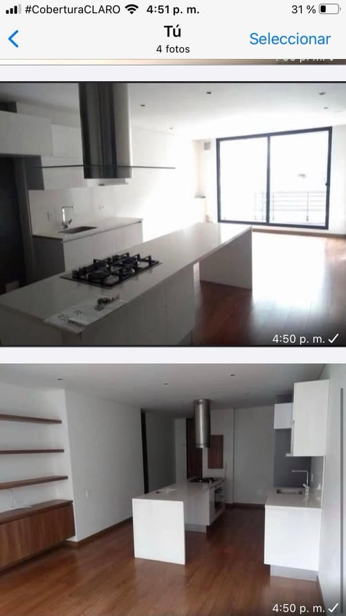 Apartamento de 2 alcobas en arriendo en Santa Barbara, Bogotá, 72 m² · foto 4 de 8
