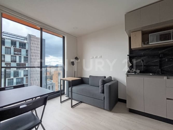 Apartaestudio en arriendo en Santa Barbara, Bogotá, 27 m² · foto 3 de 14