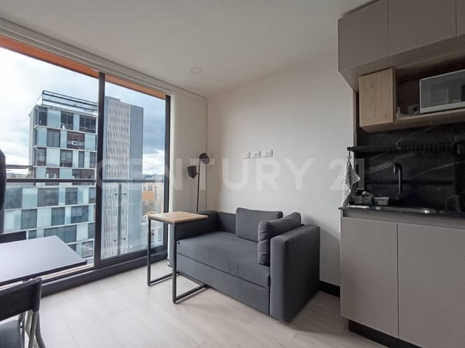 Apartaestudio en arriendo en Santa Barbara, Bogotá, 27 m² · foto 4 de 14