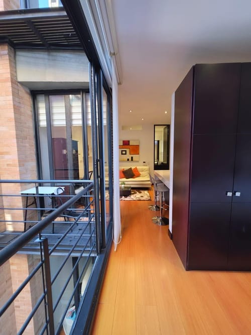 Apartamento de 1 alcoba en arriendo en Chicó Navarra, Bogotá, 43 m² · foto 4 de 16