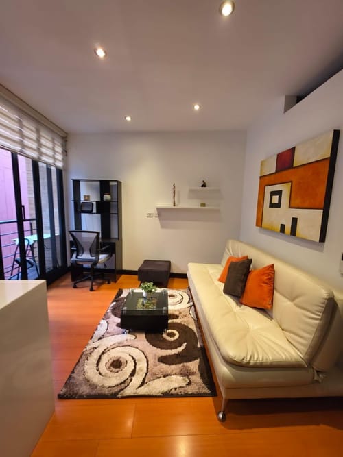 Apartamento de 1 alcoba en arriendo en Chicó Navarra, Bogotá, 43 m² · foto 3 de 16