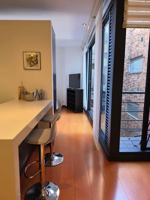 Apartamento de 1 alcoba en arriendo en Chicó Navarra, Bogotá, 43 m² · foto 9 de 16
