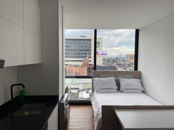 Apartaestudio en venta en Chico Norte, Bogotá, 17 m² · foto 5 de 8