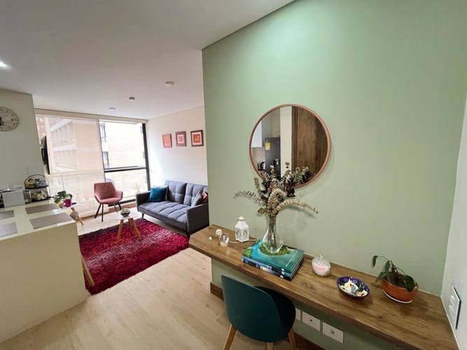 Apartamento de 1 alcoba en venta en Chico Norte, Bogotá, 55 m² · foto 3 de 24