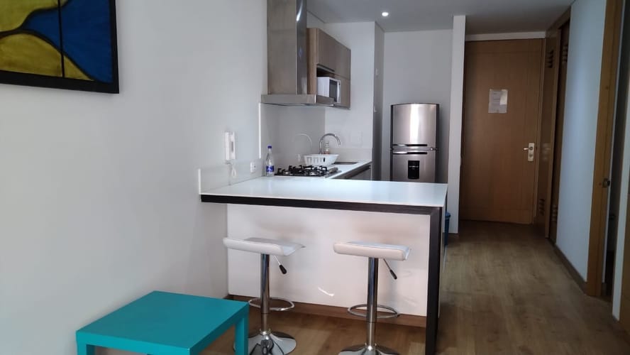 Apartamento de 1 alcoba en arriendo en El Contador, Bogotá, 50 m² · foto 3 de 18