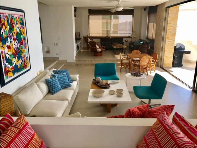 Apartamento de 4 alcobas en arriendo en Bocagrande, Cartagena, 290 m² · foto 3 de 24