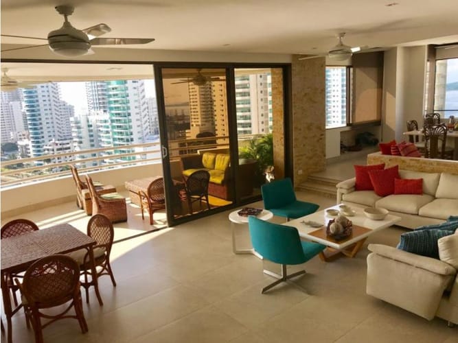 Apartamento de 4 alcobas en arriendo en Bocagrande, Cartagena, 290 m² · foto 4 de 24