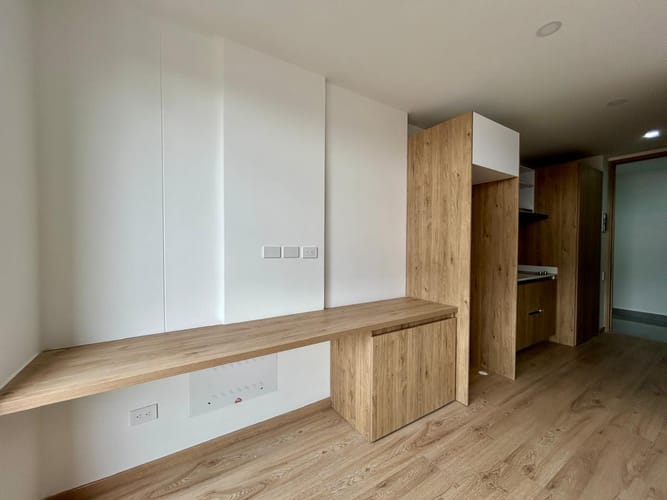 Apartaestudio en venta en Chico Norte, Bogotá, 24 m² · foto 12 de 15