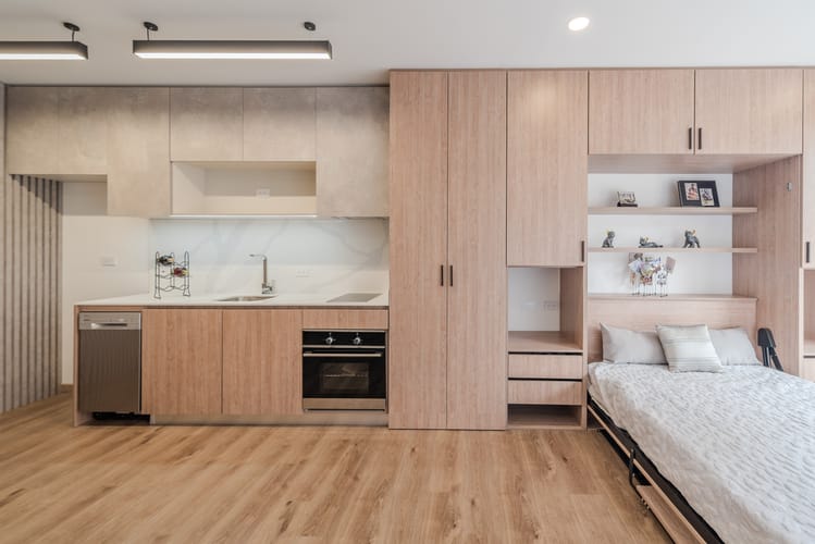 Apartaestudio en venta en Chico Norte, Bogotá, 37 m² · foto 9 de 14