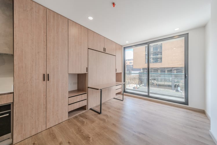 Apartaestudio en venta en Chico Norte, Bogotá, 37 m² · foto 12 de 14
