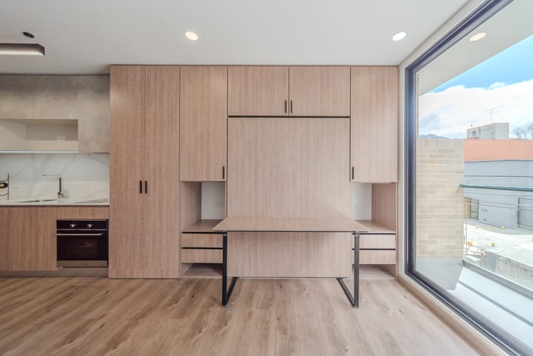 Apartaestudio en venta en Chico Norte, Bogotá, 37 m² · foto 13 de 14