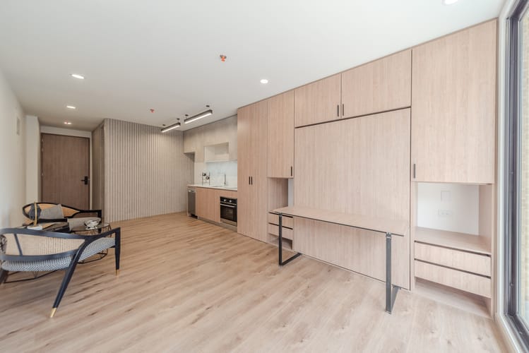 Apartaestudio en venta en Chico Norte, Bogotá, 37 m² · foto 14 de 14