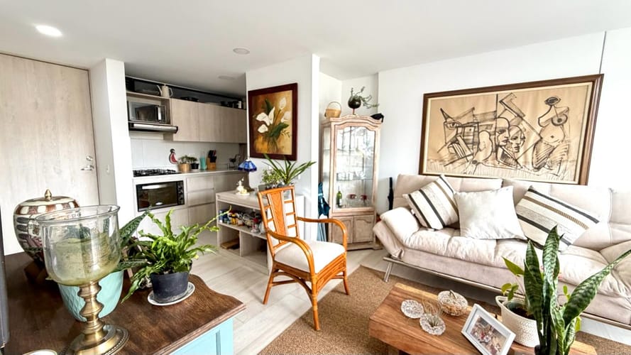 Apartamento de 2 alcobas en venta en El Retiro, 58 m² · foto 2 de 15