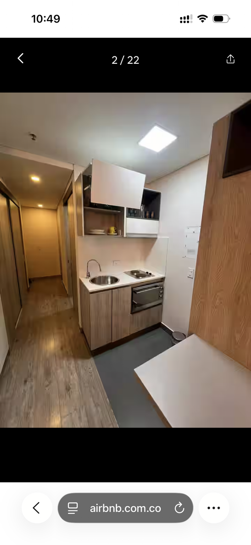 Apartaestudio en venta en Chapinero, Bogotá, 25 m² · foto 4 de 6