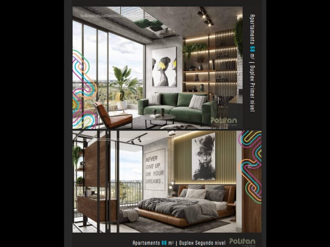Apartamento de 2 alcobas en venta en Loma De La Doctora, Sabaneta, 68 m² · foto 2 de 9