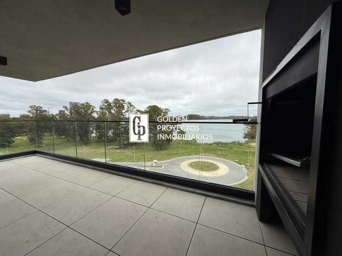Apartamento en Alquiler 2 Dormitorios a Estrenar Parrillero y Vista al Lago en Borneo Lago Carrasco Este · Foto 2