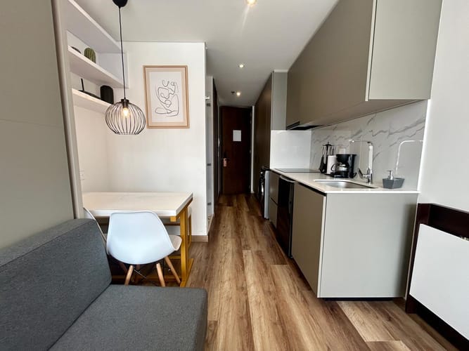 Apartaestudio en venta en Chico Norte, Bogotá, 24 m² · foto 11 de 23