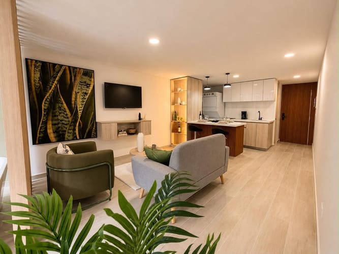 Apartaestudio en venta en Chico, Bogotá, 38 m² · foto 3 de 17