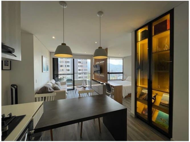Apartaestudio en venta en El Tesoro, Medellín, 63 m² · foto 3 de 15