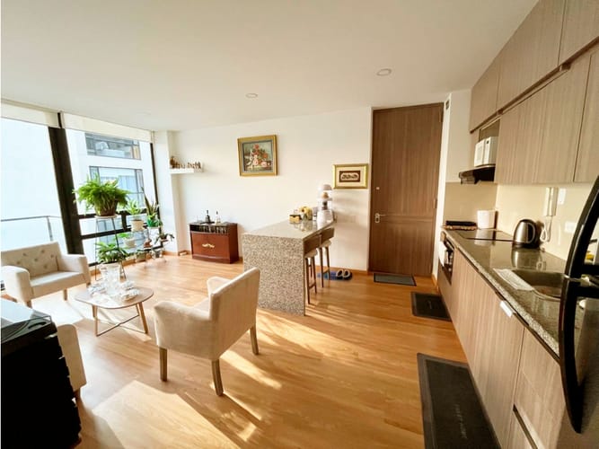 Apartaestudio en venta en Santa Barbara, Bogotá, 47 m² · foto 3 de 14