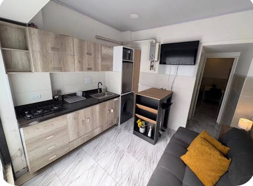Apartaestudio en arriendo en Quesada, Bogotá, 25 m² · foto 11 de 12