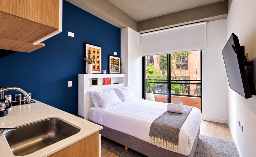 Apartaestudio en venta en Chapinero, Bogotá, 22 m² · foto 3 de 8