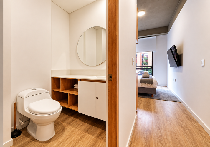 Apartaestudio en venta en Chapinero, Bogotá, 22 m² · foto 6 de 8