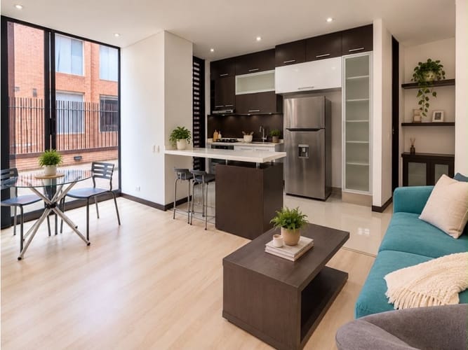 Apartaestudio en venta en Chapinero, Bogotá, 60 m² · foto 2 de 7